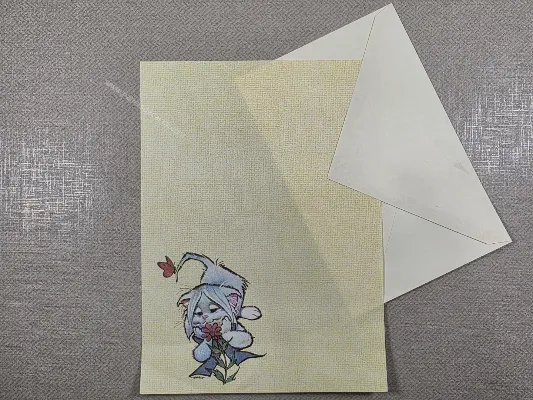 Conjunto de papel de carta antigo - 1079