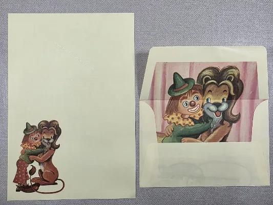 Conjunto de papel de carta antigo - 1081