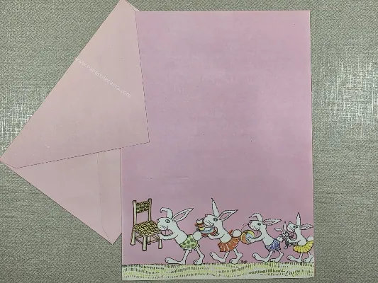 Conjunto de papel de carta antigo - 1082