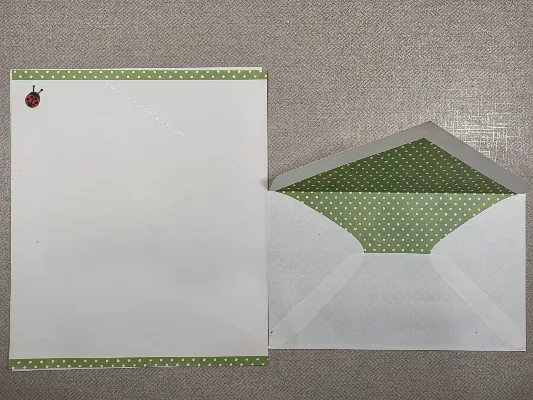 Conjunto de papel de carta antigo - 1083