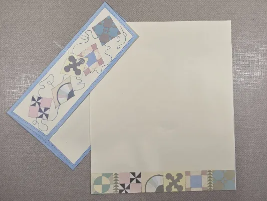Conjunto de papel de carta antigo - 1085