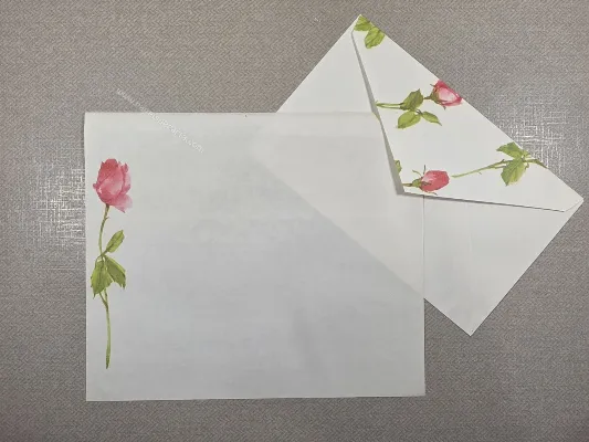 Conjunto de papel de carta antigo - 1097
