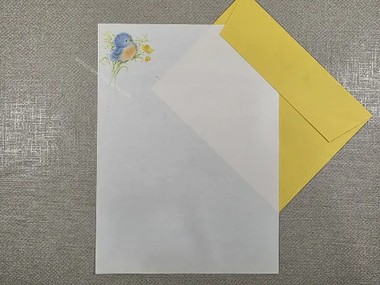 Conjunto de papel de carta antigo - 1100