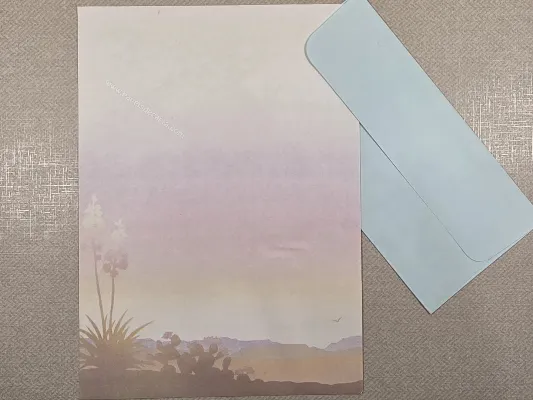 Conjunto de papel de carta antigo - 1103