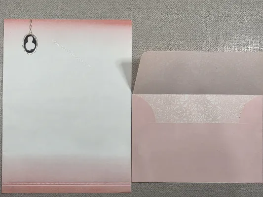 Conjunto de papel de carta antigo - 1107