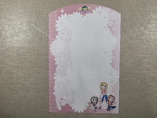 Papel de carta Menininhas - 2756