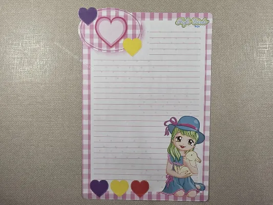 Papel de carta Menininhas - 2758