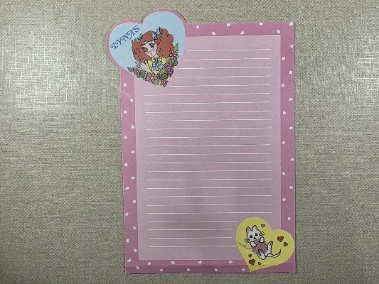 Papel de carta Menininhas - 2771