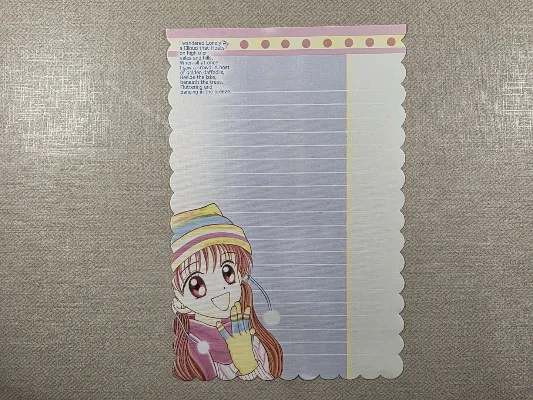 Papel de carta Menininhas - 2775
