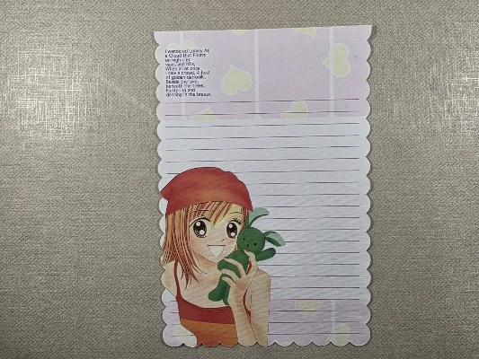 Papel de carta Menininhas - 2776