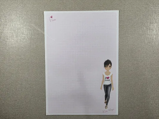 Papel de carta Menininhas - 2779
