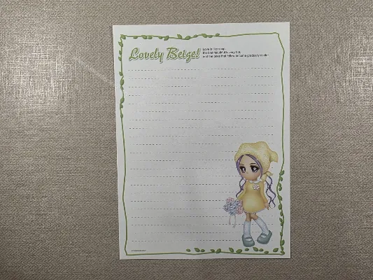 Papel de carta Menininhas - 2781