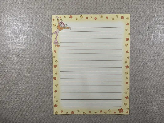 Papel de carta Menininhas - 2785