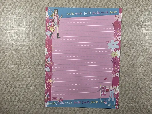 Papel de carta Menininhas - 2786