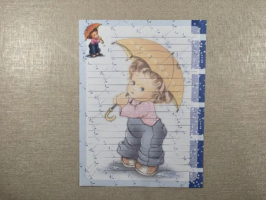 Papel de carta Menininhas - 2791
