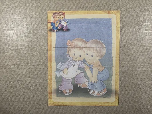Papel de carta Menininhas - 2793