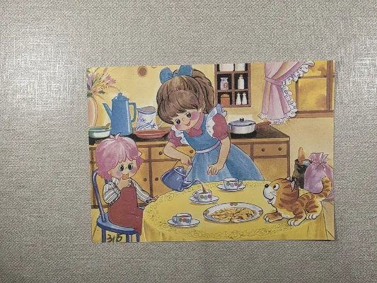 Papel de carta Menininhas - 2801