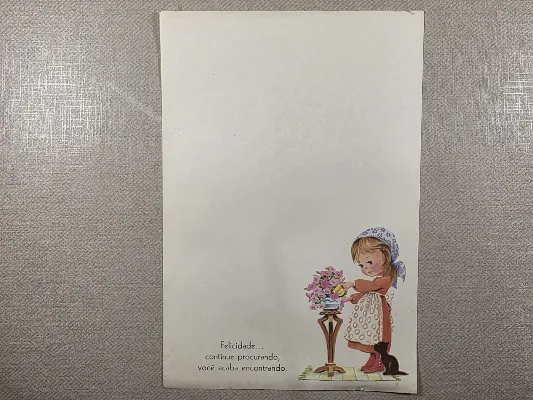 Papel de carta Menininhas - 2806