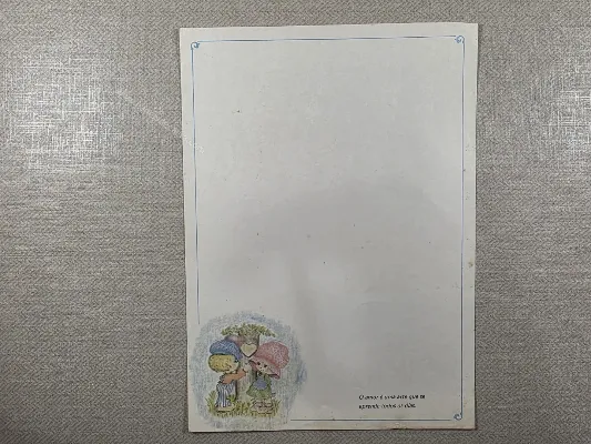 Papel de carta Menininhas - 2807