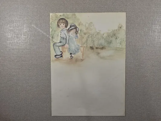 Papel de carta Menininhas - 2812