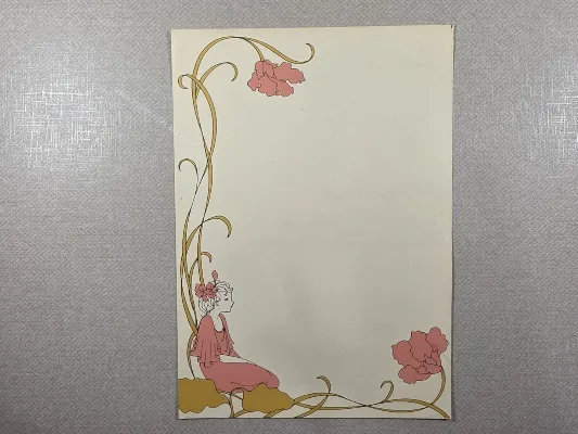 Papel de carta Menininhas - 2813