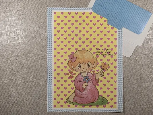 Papel de carta antigo - Coleção Apaixonados  - 523