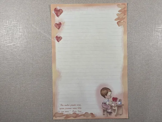 Papel de carta anjos - 11