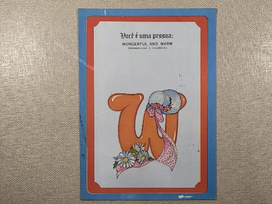 Papel de carta médio Borda azul 321