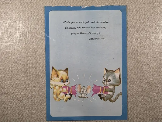 Papel de carta médio Borda azul 324