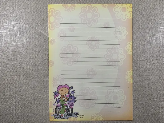 Papel de carta  - CRISTINA - 008