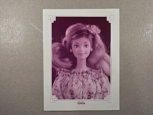 Papel de carta antigo - Coleção Barbie - 17