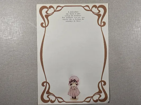 Papel de carta antigo - Coleção Giordano - 09