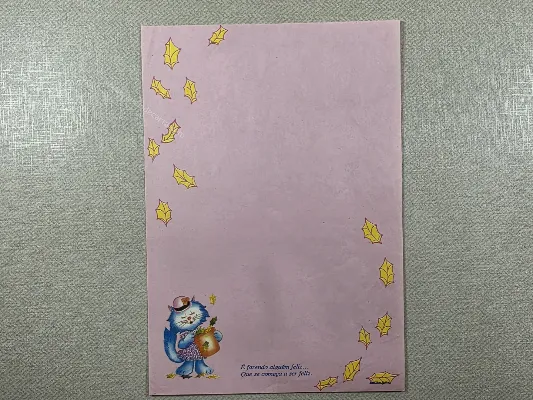 Papel de carta antigo - Coleção Bahia Artes Gráficas - 09