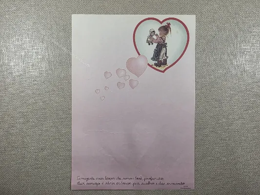 Papel de carta antigo - Coleção Edições Paulinas - Fofura - 05