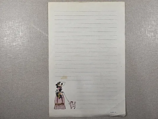 Papel de carta antigo - Tradbras - 04