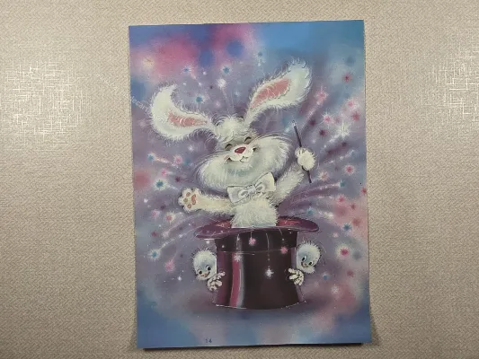 Papel de carta antigo - Bichinhos - 4225