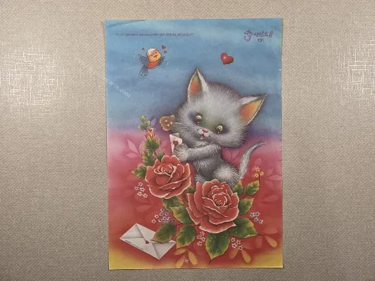 Papel de carta médio Sorria - 131