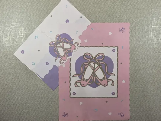 Conjunto de papel de carta antigo - 1109