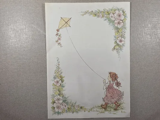 Papel de carta Menininhas - 2820