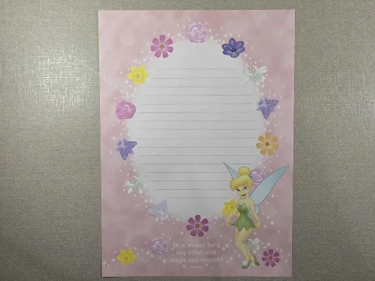 Papel de carta da Tinker Bell 146