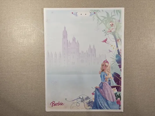 Papel de carta antigo - Coleção Barbie - 283