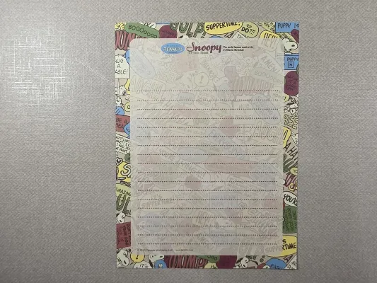 Papel de carta do Snoopy 189