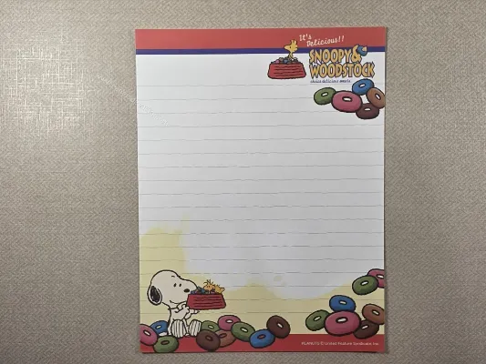 Papel de carta do Snoopy 191