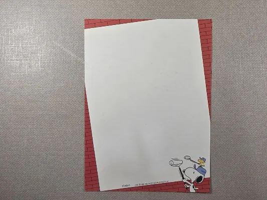 Papel de carta do Snoopy 193