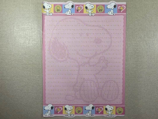 Papel de carta do Snoopy 195