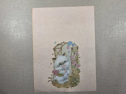 Papel de carta antigo - Bichinhos - 4303