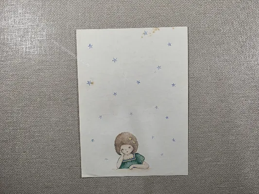 Papel de carta Menininhas - 2824