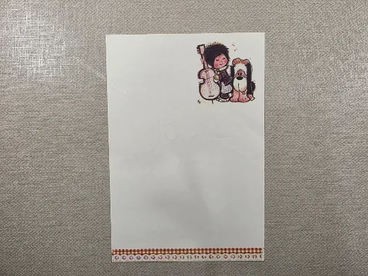 Papel de carta Menininhas - 2826
