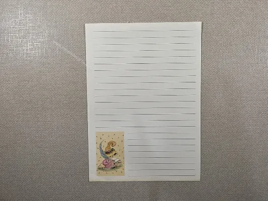 Papel de carta Menininhas - 2828