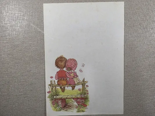 Papel de carta Menininhas - 2837
